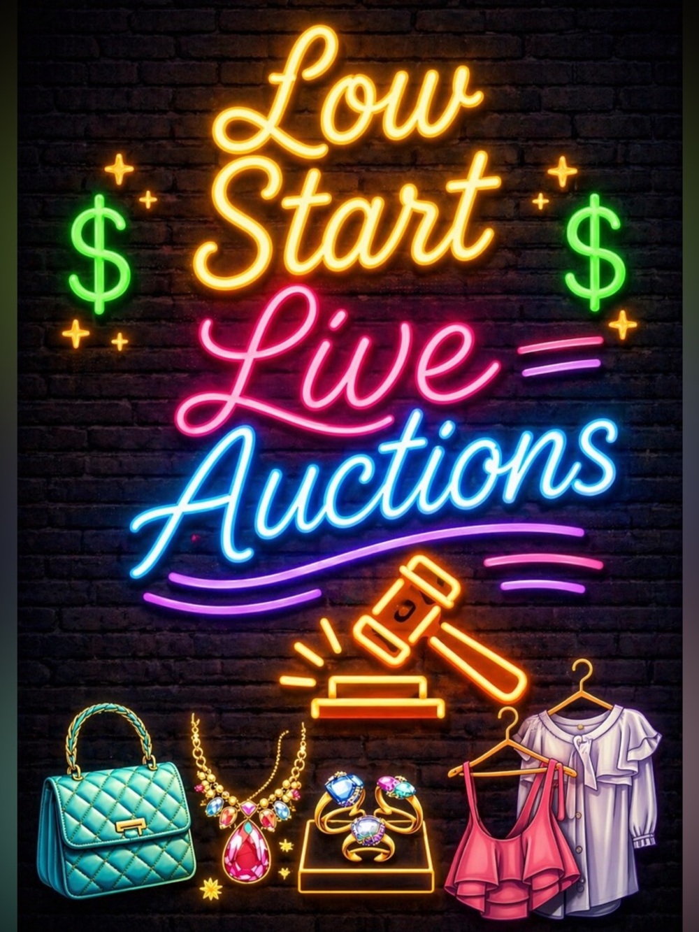 Unlisted Low Start Live Auction - Final Sale